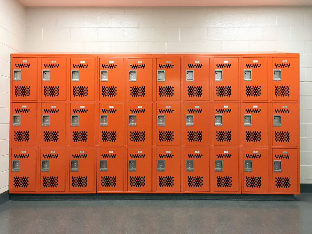 Orange Lockers